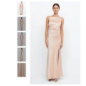 Bec + Bridge Size 6 The Dreamer Maxi Dress in Champagne